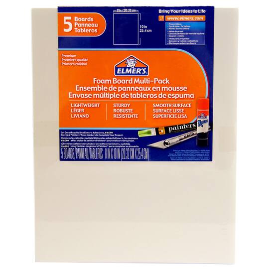 Elmer S Foam Board 8 X 10 5 Count